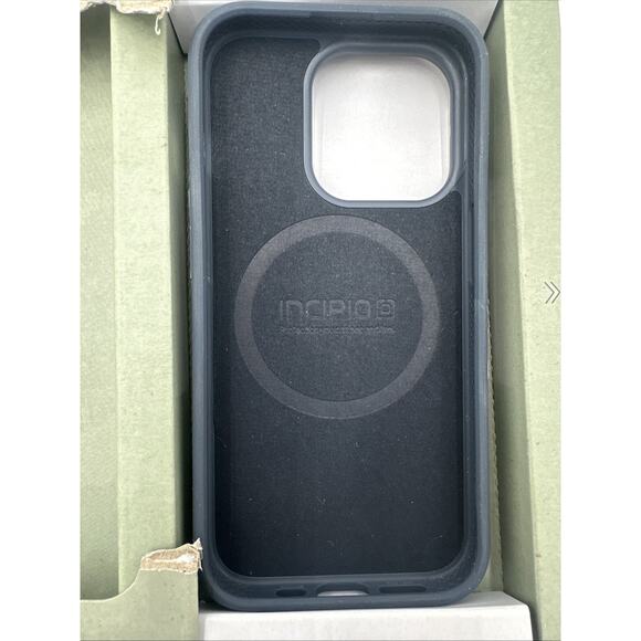 Incipio cru. Protective Magsafe Case iPhone 15 Pro (6.1" Large Cam) Navy Canvas - Picture 6 of 6